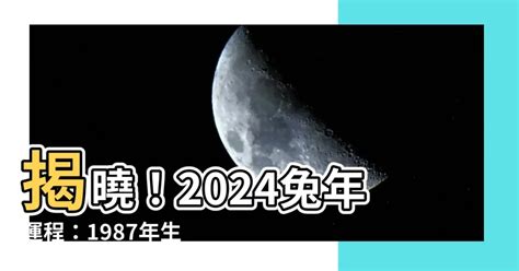 2023兔年運程1987